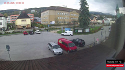 Střed obce Rokytnice nad Jizerou