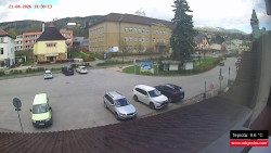 Střed obce Rokytnice nad Jizerou