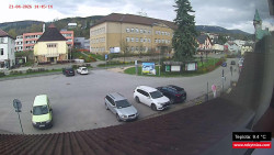 Střed obce Rokytnice nad Jizerou