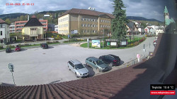 Střed obce Rokytnice nad Jizerou