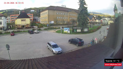 Střed obce Rokytnice nad Jizerou