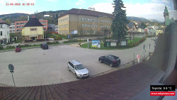 Střed obce Rokytnice nad Jizerou