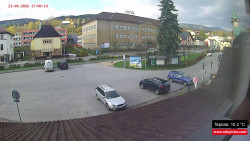 Střed obce Rokytnice nad Jizerou