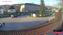 Střed obce Rokytnice nad Jizerou