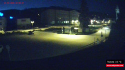 Střed obce Rokytnice nad Jizerou