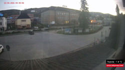 Střed obce Rokytnice nad Jizerou