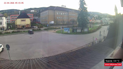 Střed obce Rokytnice nad Jizerou