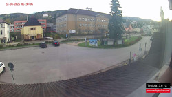 Střed obce Rokytnice nad Jizerou