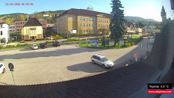 Střed obce Rokytnice nad Jizerou