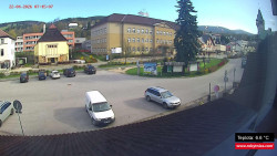 Střed obce Rokytnice nad Jizerou