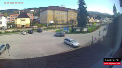 Střed obce Rokytnice nad Jizerou