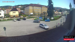 Střed obce Rokytnice nad Jizerou