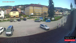 Střed obce Rokytnice nad Jizerou