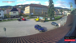 Střed obce Rokytnice nad Jizerou