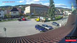 Střed obce Rokytnice nad Jizerou