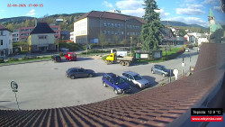 Střed obce Rokytnice nad Jizerou