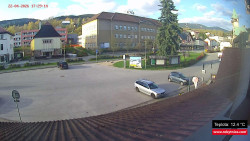 Střed obce Rokytnice nad Jizerou