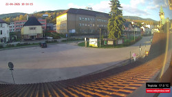 Střed obce Rokytnice nad Jizerou