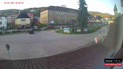 Střed obce Rokytnice nad Jizerou