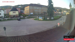 Střed obce Rokytnice nad Jizerou