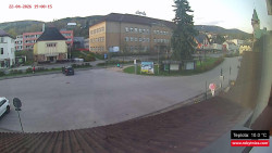 Střed obce Rokytnice nad Jizerou