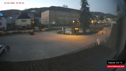 Střed obce Rokytnice nad Jizerou