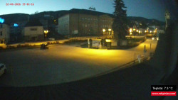 Střed obce Rokytnice nad Jizerou