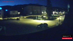 Střed obce Rokytnice nad Jizerou