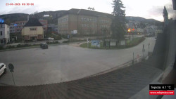 Střed obce Rokytnice nad Jizerou