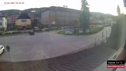 Střed obce Rokytnice nad Jizerou