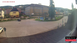 Střed obce Rokytnice nad Jizerou