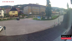 Střed obce Rokytnice nad Jizerou