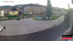 Střed obce Rokytnice nad Jizerou