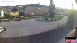 Střed obce Rokytnice nad Jizerou