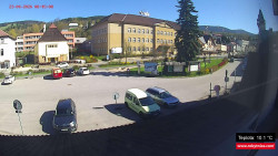 Střed obce Rokytnice nad Jizerou