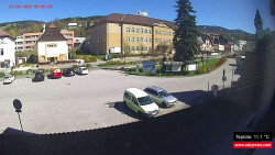 Střed obce Rokytnice nad Jizerou