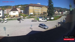 Střed obce Rokytnice nad Jizerou