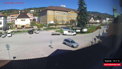 Střed obce Rokytnice nad Jizerou