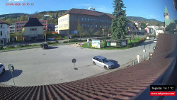 Střed obce Rokytnice nad Jizerou