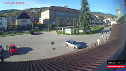 Střed obce Rokytnice nad Jizerou