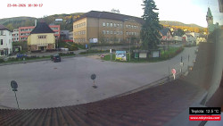 Střed obce Rokytnice nad Jizerou