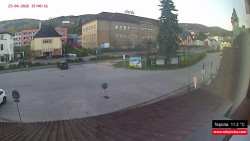 Střed obce Rokytnice nad Jizerou