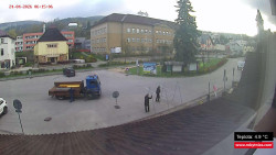 Střed obce Rokytnice nad Jizerou