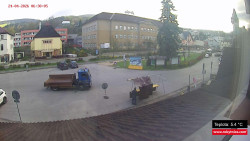 Střed obce Rokytnice nad Jizerou