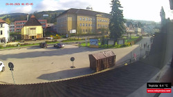 Střed obce Rokytnice nad Jizerou