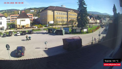 Střed obce Rokytnice nad Jizerou