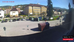 Střed obce Rokytnice nad Jizerou