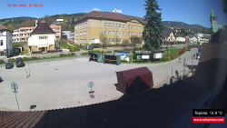 Střed obce Rokytnice nad Jizerou