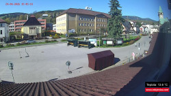 Střed obce Rokytnice nad Jizerou