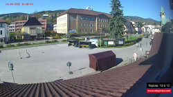 Střed obce Rokytnice nad Jizerou